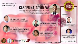 Webinar #26 | “Cancer na, COVID pa!”