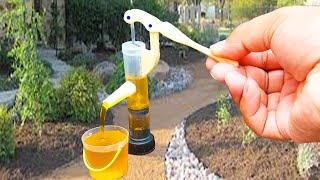 How to Make A Hand Water Pump (Nalka) | Science Project Hand Pump From Syringe | Hand Pump | Nalka