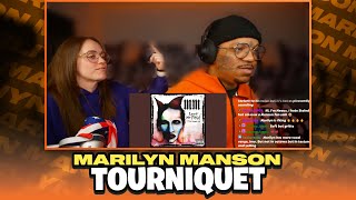 First Time Reacting to Marilyn Manson - Tourniquet (Official Audio)