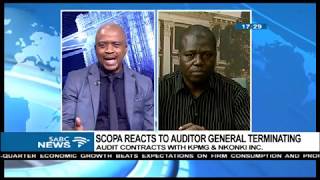SCOPA reacts to AGSA terminating KPMG, Nkonki Inc contracts
