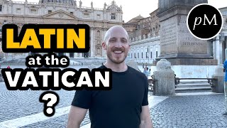 American speaks Latin at the Vatican with Priests 🇻🇦