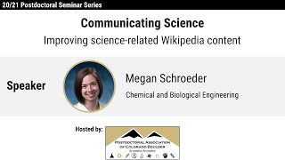 Communicating Science: Improving science-related Wikipedia content