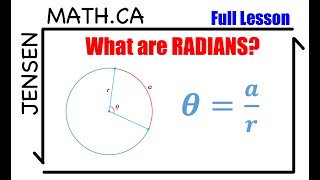 Trigonometry in RADIANS (full lesson) | grade 12 MHF4U | jensenmath.ca