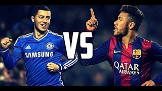 NEYMAR JR VS EDEN HAZARD || SANTOS VS LILLE (NEW 2016)