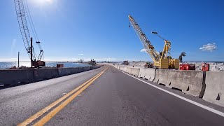 The Sanibel Causeway Reopens 4K ~ Hurricane Ian Washed Away this Highway 2023