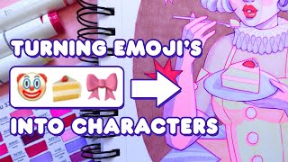 TURNING EMOJI'S INTO CHARACTERS