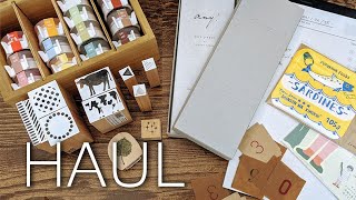 HAUL｜阪急文具の博覧会｜文房具｜スタンプ｜紙物