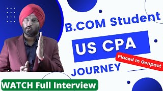 Success Journey of B.Com Student Passed US CPA | US CMA Coaching  | AKPIS CPA CMA IFRS ACCA