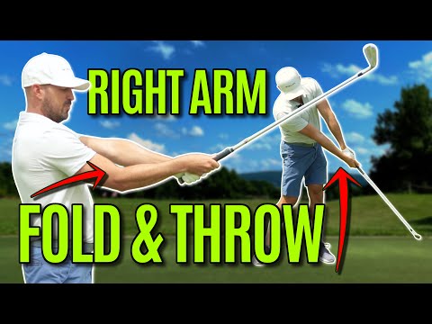 Golf Right Arm Fold Throw Explained Golf Connecting