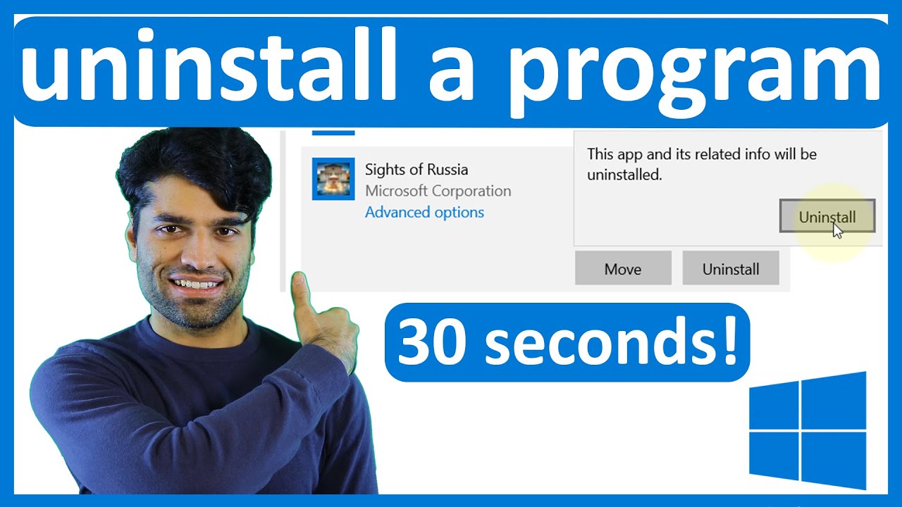 How To Uninstall A Program On Windows 10 - YouTube