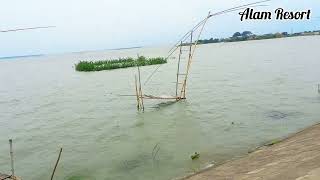 আলম রিসোর্ট (আবাসিক  হোটেল) নিকলী  হাওর, বেড়িবাঁধ