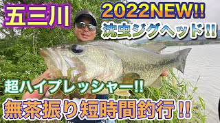 【五三川】2022NEWアイテム‼︎蟲使いに短時間の無茶振り釣行！