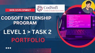 Codsoft level 1 task 2 | Portfolio | Web Development | Internship | Full Time | 2024| @Technical.Rajnishsoni
