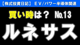 ルネサス（6723）買い時は？№13【株式投資日記】