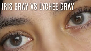 ColorCL Iris Gray vs Lychee Gray Comparison