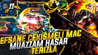 EFSANE ÇEKİŞMELİ BİTMEK BİLMEYEN MAÇ! \u0026 ADINI UNUTTUĞUNUZ TEK ATAN KAHRAMAN TERİZLA  |Mobile Legends