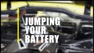 Corvette College - How to Jumpstart your C8 Corvette Battery