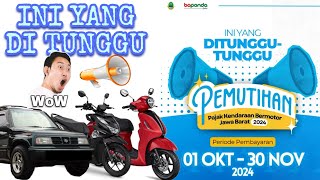 BURUAAAN BAYAR PAJAK !!! Program Pemutihan Pajak Jawa Barat 2024 Sudah Di Buka