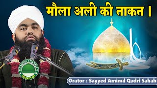 Hazrat Ali Ki Taqat | Sayyed Aminul Qadri Sahab