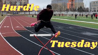 Hurdle Tuesday - 2x Olympic Hurdler in training