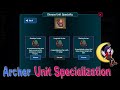 2024 | Archer unit Specialization Recommendation | What to Choose, which is best | Stream Raiders