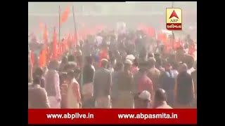 Rambhaktos joints in Ayodhya Dharma Sabha