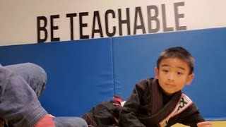 Teaching Jiu-jitsu Hip Escapes to my son with ASD