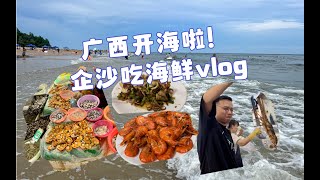 广西开海！防城港企沙海鲜大餐，有没有便宜？好不好吃？