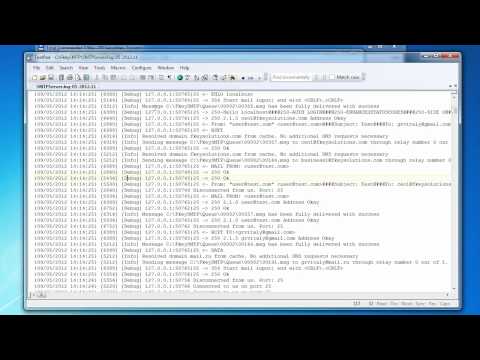 Email Server log file Email Server log file
