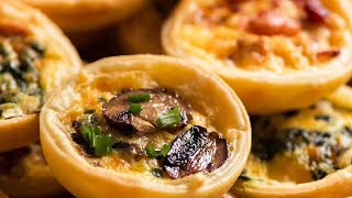 Mini Quiche - 4 ways!!