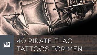 40 Pirate Flag Tattoos For Men
