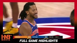 Detroit Pistons vs New York Knicks 2.28.21 | Full Highlights | @HNBMediaTV