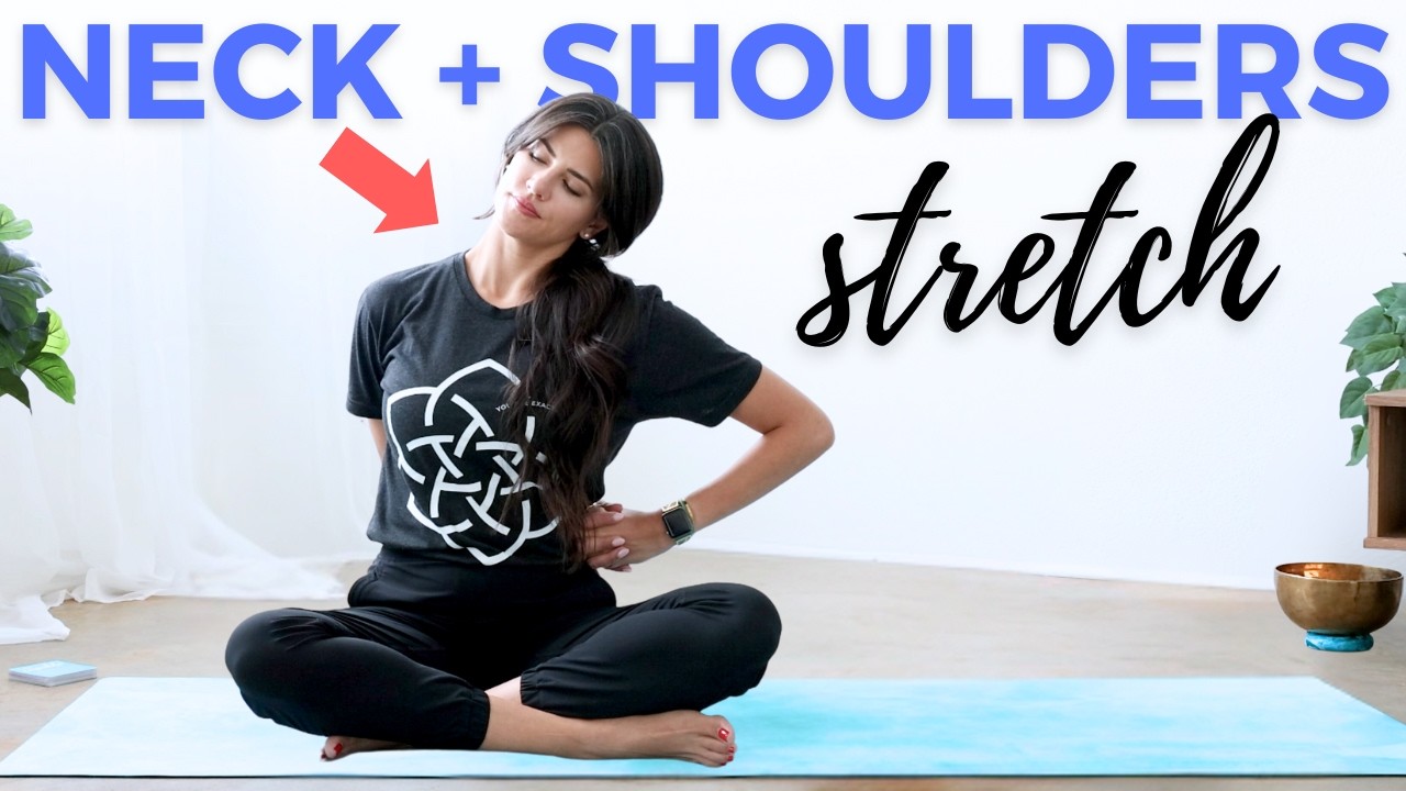 10 Min Yoga Stretch For Neck Shoulder Upper Back Pain Yoga Interest