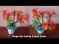 Diy Kerajinan Bunga | How To Make Nylon Stocking Flower