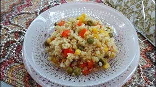 Полезный и Вкусный Гарнир / Булгур с Овощами