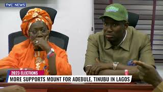 More Groups Declare Support For Lagos West Senatorial Candidate, Adebule, Tinubu In Lagos