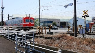 岳南電車【No 115】新国道踏切・通過・走行映像（ジヤトコ前駅～吉原駅）静岡県富士市のローカル線　岳南鉄道線