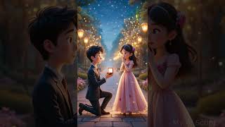 Will You Be Mine?❤️ Best Propose Day Wish 2025💍#aianimationvideo #3danimation #cartoon