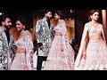 Ranveer Singh and Deepika padukone. The perfect Couple Walking The Ramp walk for manish malhotra