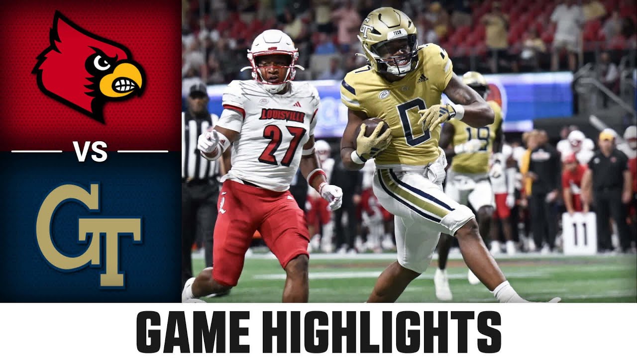 Louisville Vs. Georgia Tech Game Highlights | 2023 ACC Football - YouTube