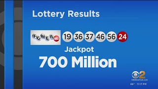 Winning Powerball numbers drawn for $700 million jackpot