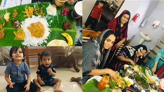 Vlog/ഓണം കഴിഞ്ഞുള്ള ഒരു സദ്യ ആഘോഷം / സദ്യ Vlog/ SADHYA VLOG AFTER ONAM