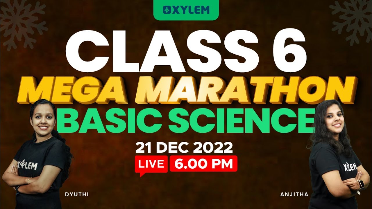 Class 6 Basic Science Mega Marathon Christmas Exam Special Live