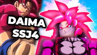 *DAIMA SUPER SAIYAN 4 UPDATE* IN ROBLOX DRAGON BALL!