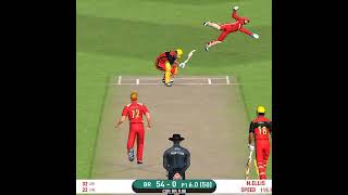 N. Ellis real cricket 20 bowling action 🔥🔥 #shorts #ytshorts #youtubeshorts #viralvideo #rc20