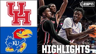 🚨 2 OT THRILLER 🚨 Houston Cougars vs. Kansas Jayhawks | Full Game Highlights | ESPN CBB