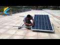 Flat Roof Ballasted Solar Mounting Systems: Portrait Non penetrating Roof Mount