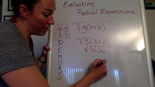 Evaluating radical expressions