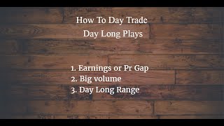 How To Day Trade the Day Long Consolidation