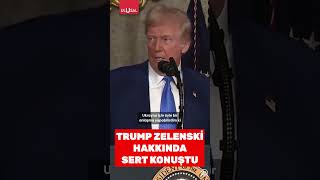 ABD Başkanı Trump, Ukrayna Devlet Başkanı Zelenski hakkında sert konuştu #shorts #trump #zelenski